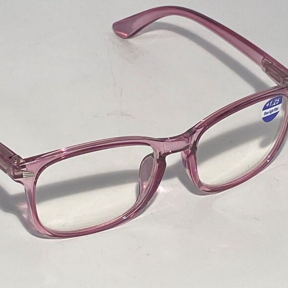 1477 Colette 1.25 Raspberry Reading Glasses Soft Butterfly Readers NWT - Picture 7 of 9